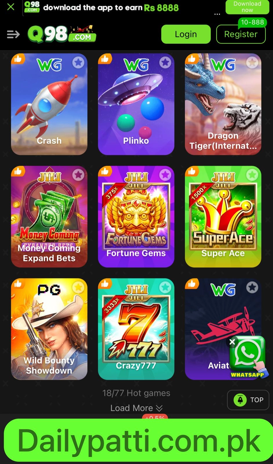 Q98 Game