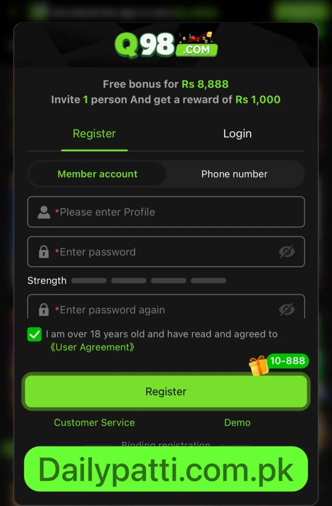 Q98 Game